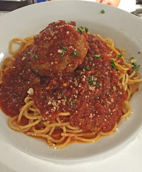 Homemade Spaghetti and Meatballs